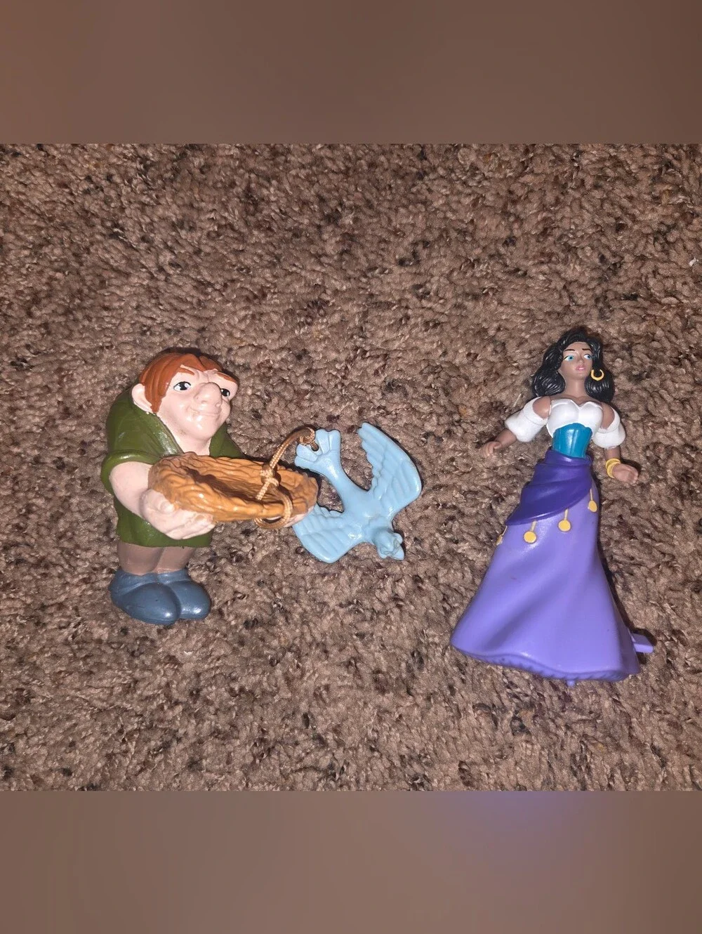 vintage 1996 Disney PVC figures from The Hunchback of Notre Dame Toys